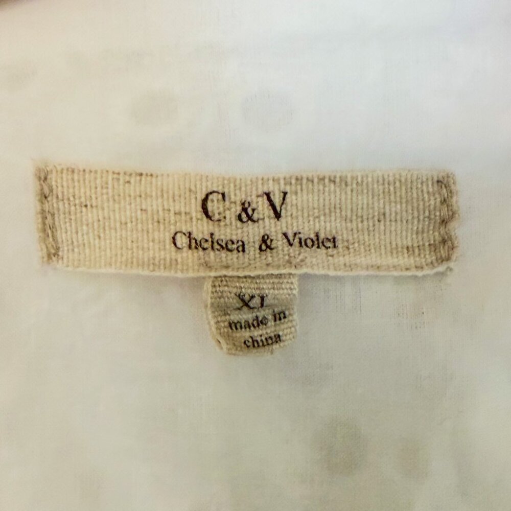 Chelsea & Violet Eyelet Babydoll Dress Boho Cottagegcore Fairycore Soft Girl XL - Picture 10 of 12